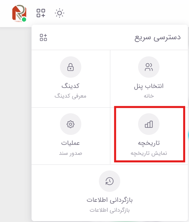 تاریخچه عملکرد کاربران